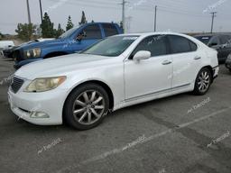 LEXUS LS 460 2007 white  gas JTHBL46F475028205 photo #2