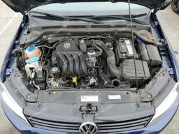 VOLKSWAGEN JETTA BASE 2014 blue  gas 3VW2K7AJ2EM239618 photo #4