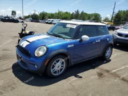 MINI COOPER S 2007 blue hatchbac gas WMWMF73507TL90278 photo #2