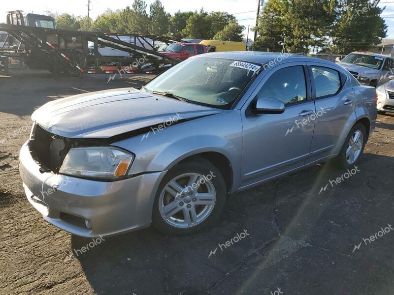 DODGE AVENGER SX 2013 silver  flexible fuel 1C3CDZCGXDN710227 photo #1