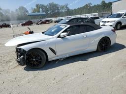 BMW M850XI 2021 white  gas WBAFY4C01MCF72060 photo #2