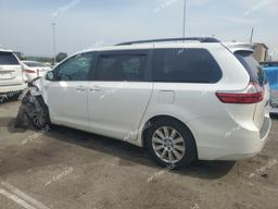 TOYOTA SIENNA XLE 2015 white sports v gas 5TDYK3DC4FS605552 photo #3