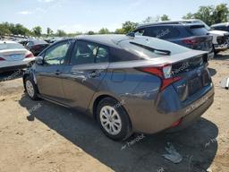 TOYOTA PRIUS NIGH 2022 gray  hybrid engine JTDKAMFU8N3185122 photo #3