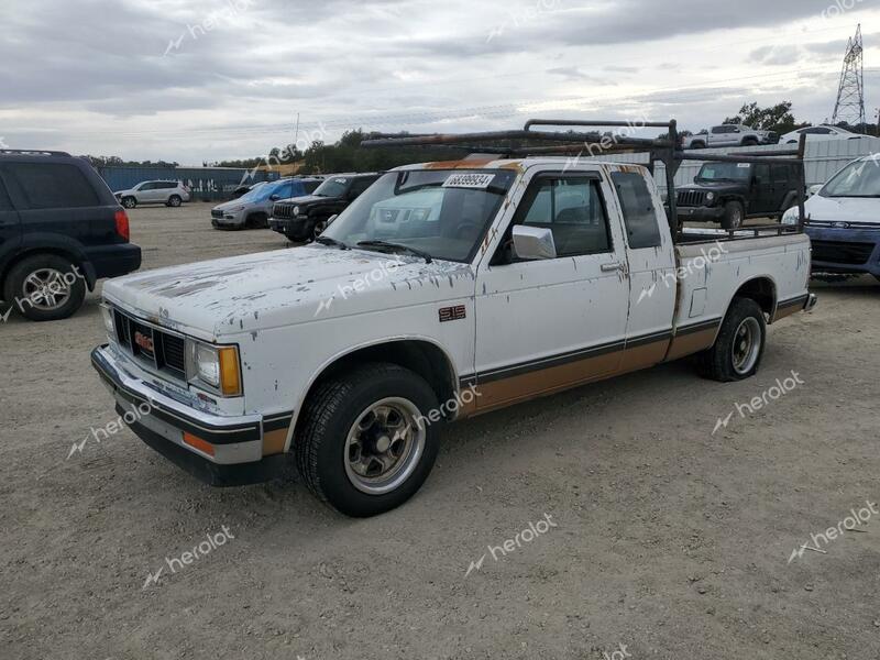 GMC S TRUCK S1 1989 white club cab gas 1GTCS19Z9K8521687 photo #1