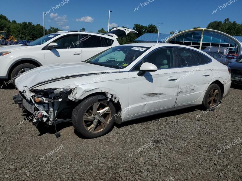 HYUNDAI SONATA SE 2020 white  gas 5NPEG4JA5LH029386 photo #1