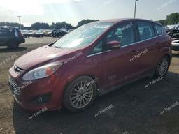 FORD C-MAX PREM 2016 burgundy hatchbac hybrid engine 1FADP5CU2GL116078 photo #2