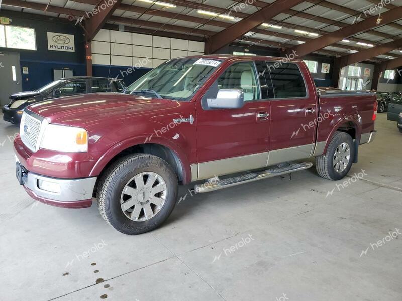 LINCOLN MARK LT 2006 burgundy crew pic gas 5LTPW18516FJ03532 photo #1