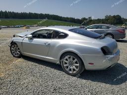 BENTLEY CONTINENTA 2005 silver  gas SCBCR63W45C026437 photo #3