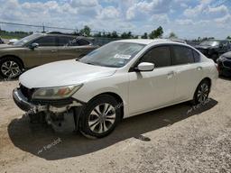 HONDA ACCORD LX 2013 white  gas 1HGCR2F32DA096389 photo #2