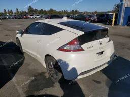 HONDA CR-Z 2014 white  hybrid engine JHMZF1D49ES001778 photo #3