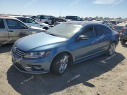 VOLKSWAGEN CC R-LINE 2017 blue  gas WVWFP7AN3HE503691 photo #2