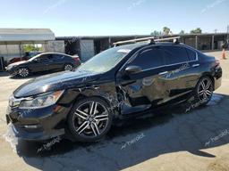 HONDA ACCORD SPO 2016 black  gas 1HGCR2F56GA078001 photo #2