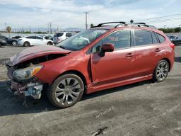 SUBARU IMPREZA SP 2014 red  gas JF1GPAU61E8266981 photo #2