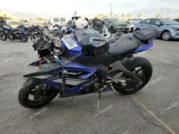 YAMAHA YZFR6 2008 blue  gas JYARJ16Y58A001184 photo #4