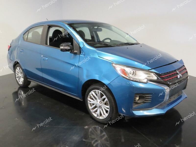 MITSUBISHI MIRAGE G4 2021 blue  gas ML32FVFJ0MHF02489 photo #1