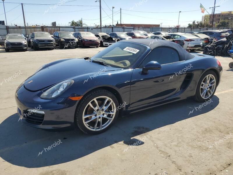 PORSCHE BOXSTER 2014 blue converti gas WP0CA2A80EK120192 photo #1