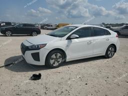 HYUNDAI IONIQ BLUE 2019 white  hybrid engine KMHC65LC6KU166531 photo #2