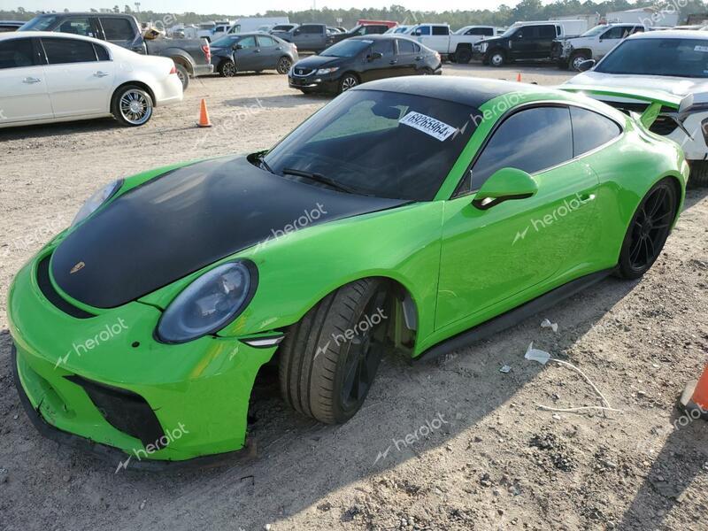 PORSCHE 911 GT3 2018 green  gas WP0AC2A95JS175760 photo #1