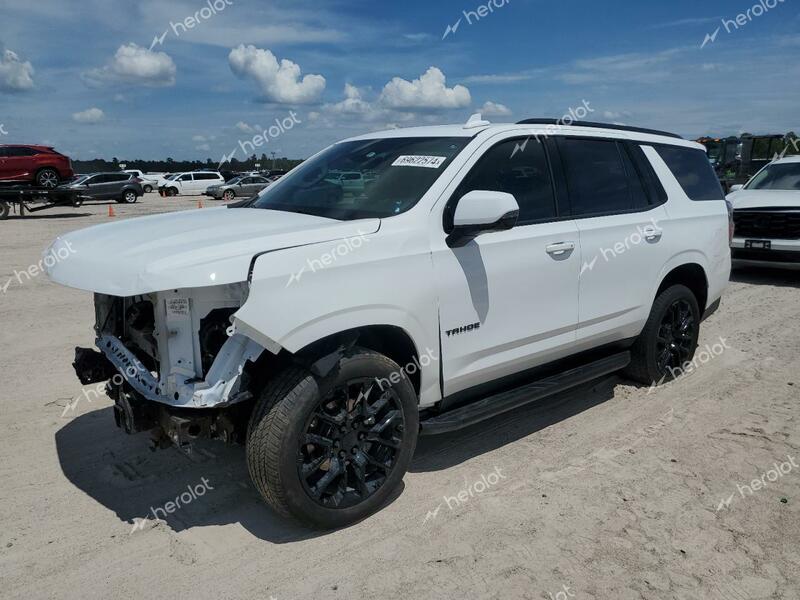 CHEVROLET TAHOE K150 2023 white  gas 1GNSKRKD7PR264613 photo #1