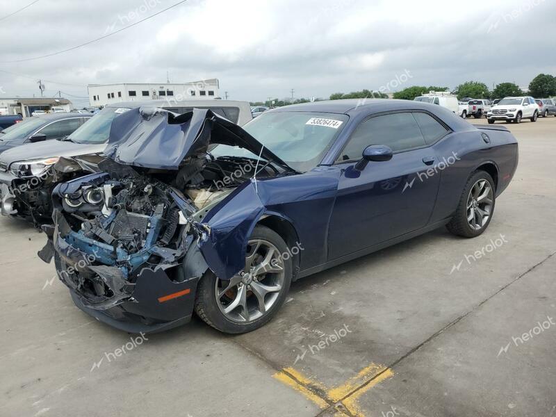 DODGE CHALLENGER 2017 blue  flexible fuel 2C3CDZAG2HH536140 photo #1