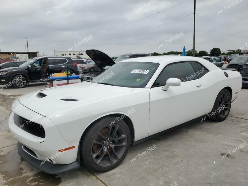 DODGE CHALLENGER 2021 white  gas 2C3CDZFJ0MH662429 photo #1