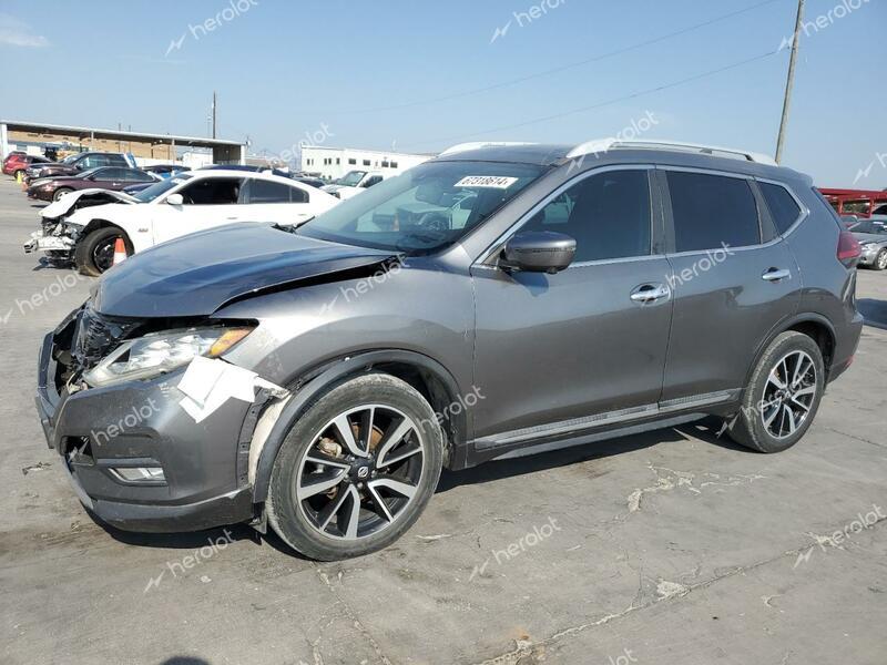 NISSAN ROGUE S 2019 gray  gas 5N1AT2MT4KC805072 photo #1