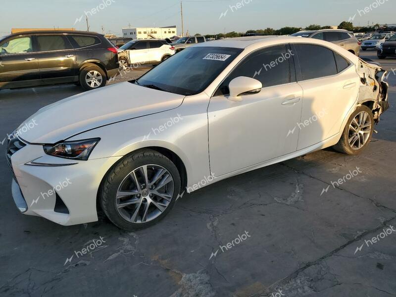 LEXUS IS 300 2018 white  gas JTHBA1D20J5080183 photo #1