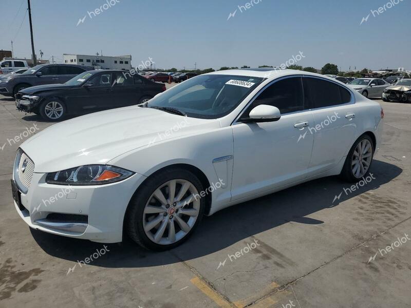 JAGUAR XF 2014 white sedan 4d gas SAJWJ0EF6E8U18979 photo #1