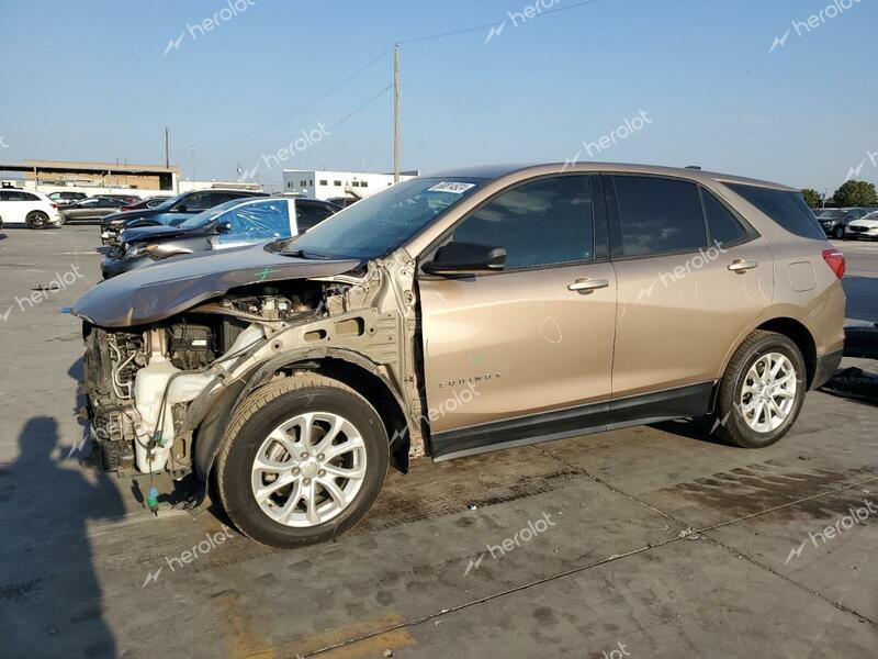 CHEVROLET EQUINOX LS 2018 tan  gas 2GNAXHEV0J6187727 photo #1