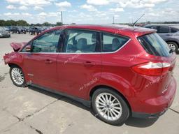 FORD C-MAX SEL 2015 red  hybrid engine 1FADP5BUXFL120038 photo #3