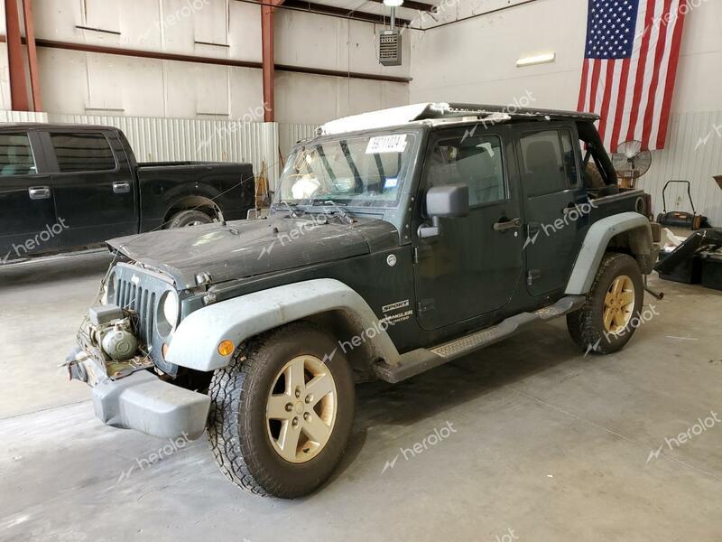 JEEP WRANGLER U 2011 green  gas 1J4BA3H19BL640837 photo #1