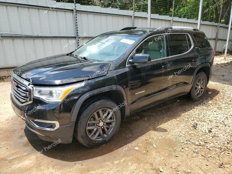 GMC ACADIA SLT 2018 black  gas 1GKKNMLS4JZ175478 photo #1