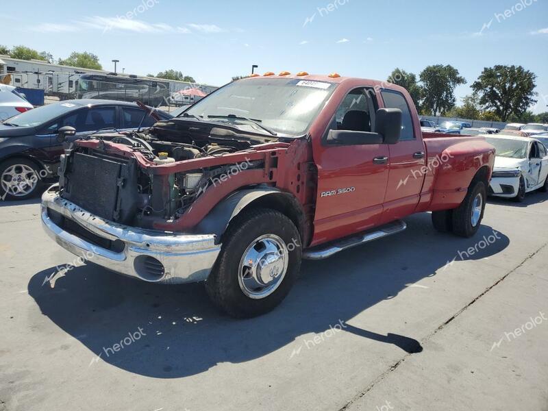 DODGE RAM 3500 S 2005 red  diesel 3D7MR48C95G781607 photo #1