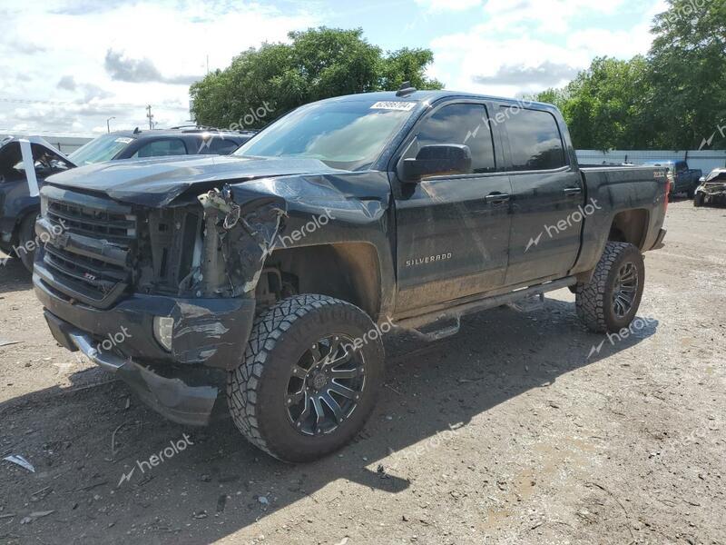 CHEVROLET SILVERADO 2017 black  gas 3GCUKREC4HG126372 photo #1