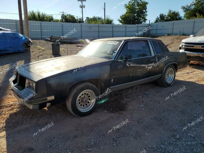 OLDSMOBILE CUTLASS SU 1986 black  gas 1G3GM47Y4GP368513 photo #1