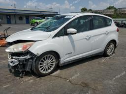 FORD C-MAX SEL 2015 white  hybrid engine 1FADP5BU3FL102383 photo #2