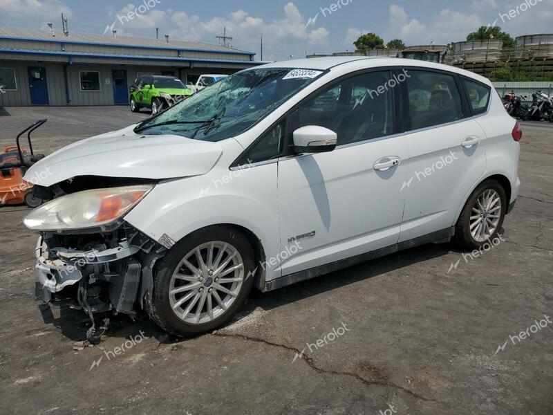 FORD C-MAX SEL 2015 white  hybrid engine 1FADP5BU3FL102383 photo #1