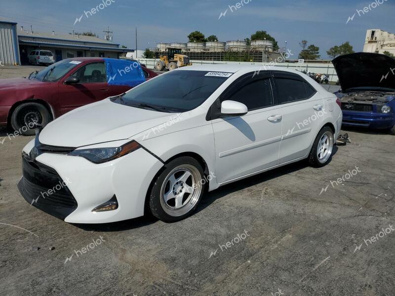 TOYOTA COROLLA 2017 white  gas 5YFBURHE0HP700927 photo #1