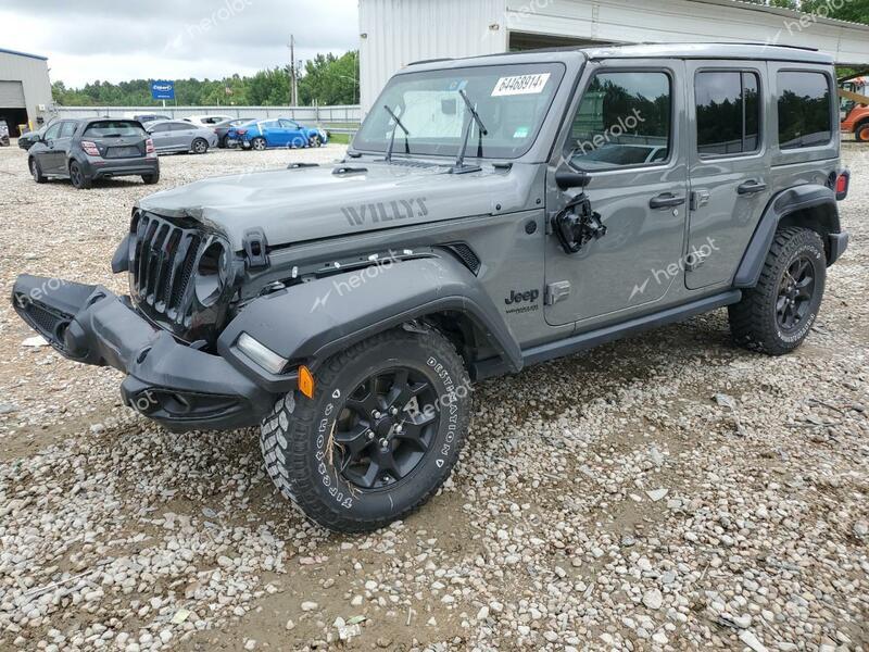 JEEP WRANGLER U 2022 gray  gas 1C4HJXDGXNW129769 photo #1