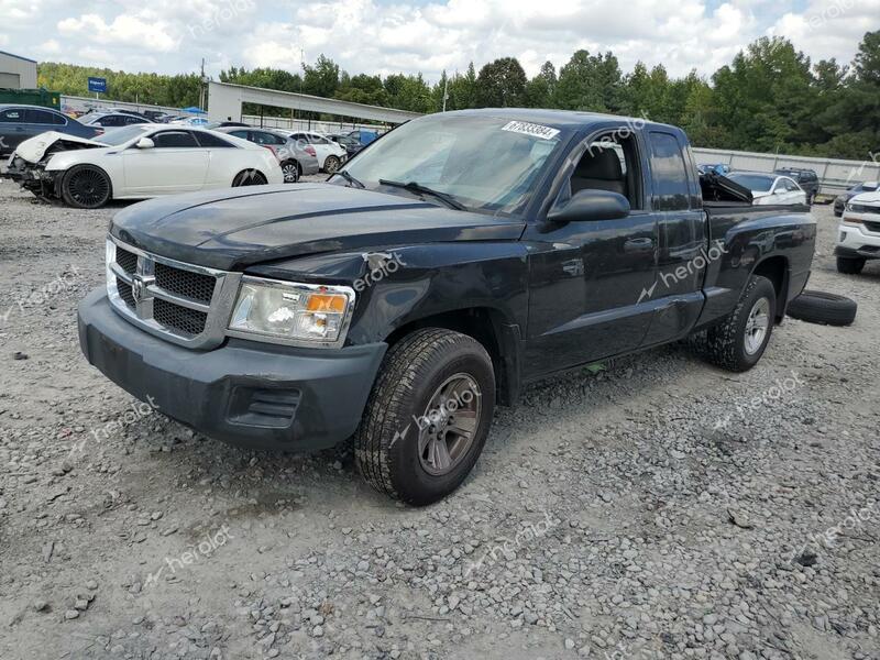 DODGE DAKOTA SXT 2008 black  gas 1D7HE32K48S538839 photo #1