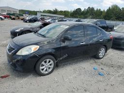 NISSAN VERSA S 2014 black sedan 4d gas 3N1CN7AP4EL825247 photo #2