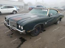 OLDSMOBILE CUTLASS 1972 green   3G87H2M149628 photo #2