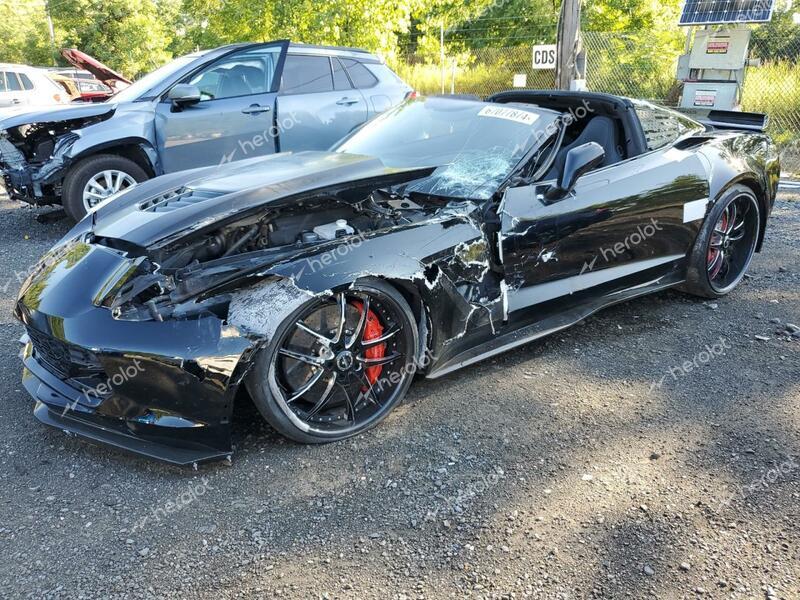 CHEVROLET CORVETTE Z 2015 black  gas 1G1YT2D69F5601500 photo #1