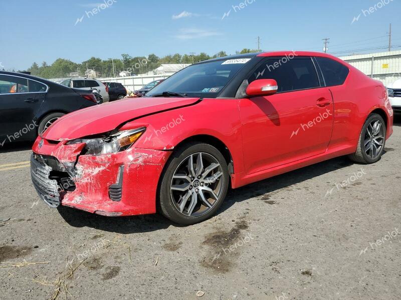 TOYOTA SCION TC 2016 red  gas JTKJF5C77GJ017741 photo #1