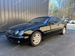 MERCEDES-BENZ CL 500 2002 black coupe gas WDBPJ75J12A028536 photo #3