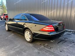 MERCEDES-BENZ CL 500 2002 black coupe gas WDBPJ75J12A028536 photo #4