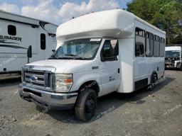 FORD ECONOLINE 2008 white cutaway gas 1FD3E35L28DB57189 photo #3