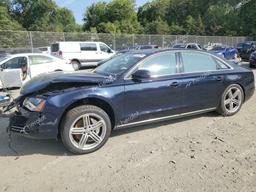 AUDI A8 L QUATT 2013 blue sedan 4d gas WAURGAFD6DN003266 photo #2