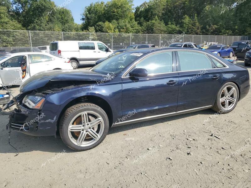 AUDI A8 L QUATT 2013 blue sedan 4d gas WAURGAFD6DN003266 photo #1