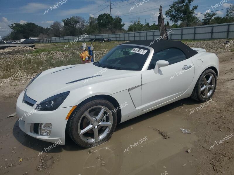 SATURN SKY REDLIN 2008 white roadster gas 1G8MF35X78Y131716 photo #1